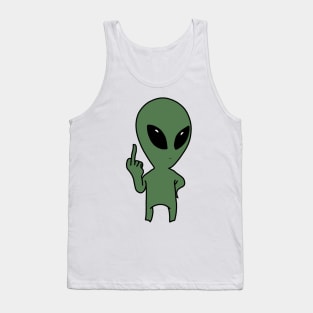 Fuck off Alien - We come in peace Tank Top